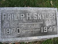 Snyder, Philip H